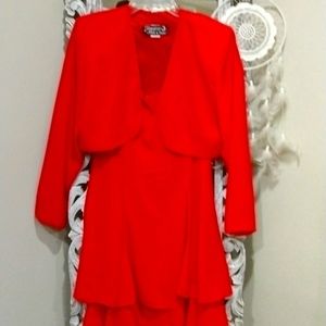 Cocktail Dress with cropped jacket; Hampton Nites  EUC